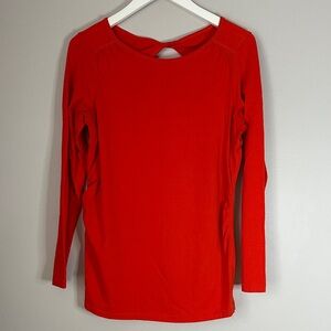 Love Hanna Maternity Orange  Long Sleeve Women's Top size m